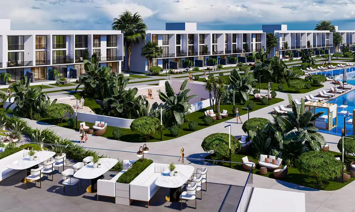 Nordzypern Immobilien- Long Beach- Courtyard Platinum