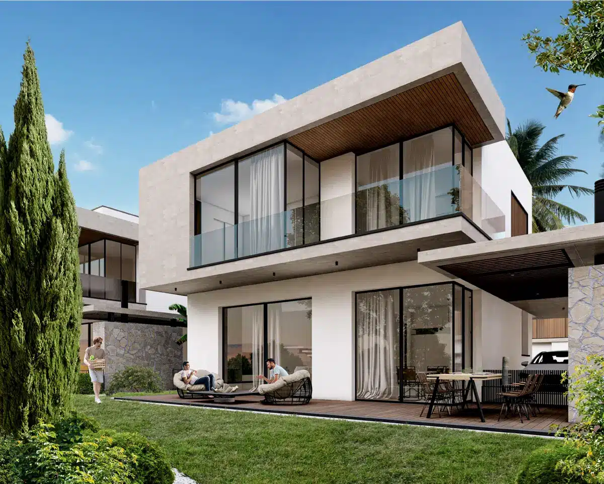 Zypern türkischer Teil: Projektvisualisierung der La-Isla-Villa bei Long Beach