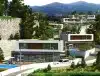 Luxusvilla in Ozanköy mit Pool und Meerblick – Außenvisualisierung